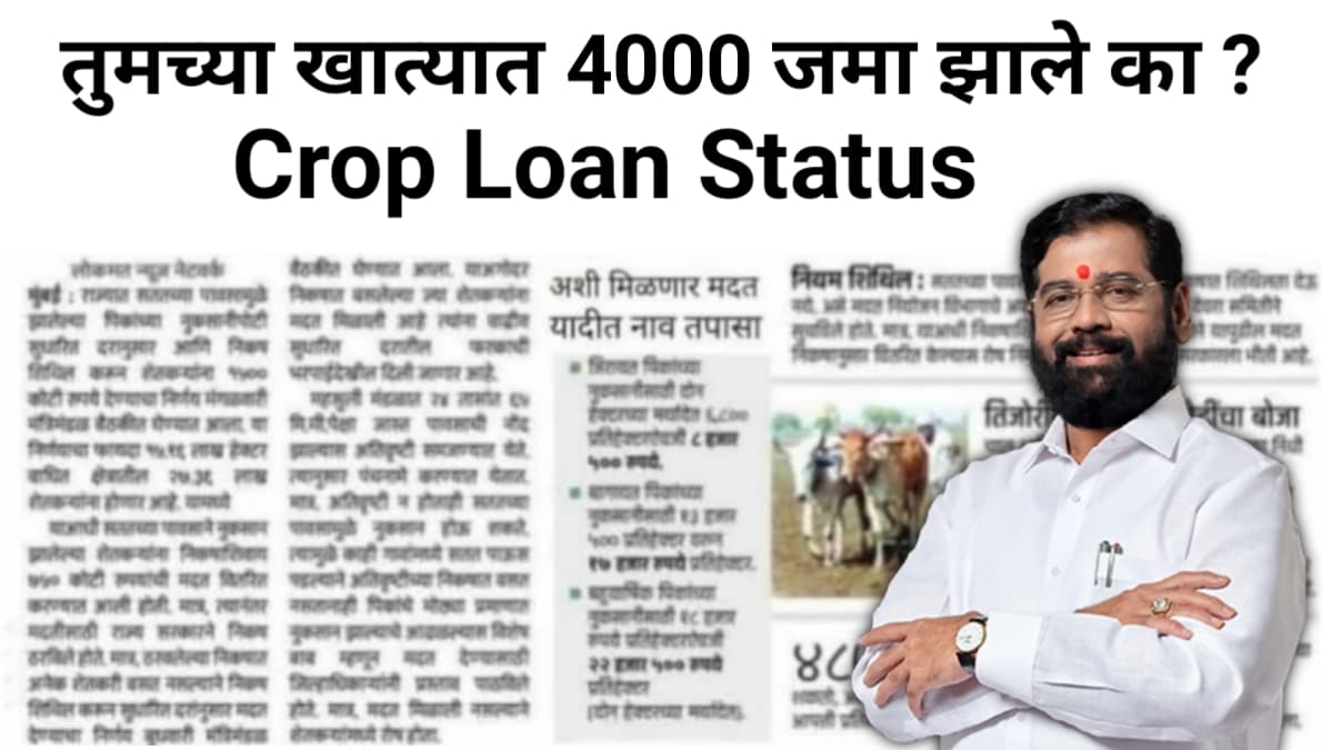 Crop loan status